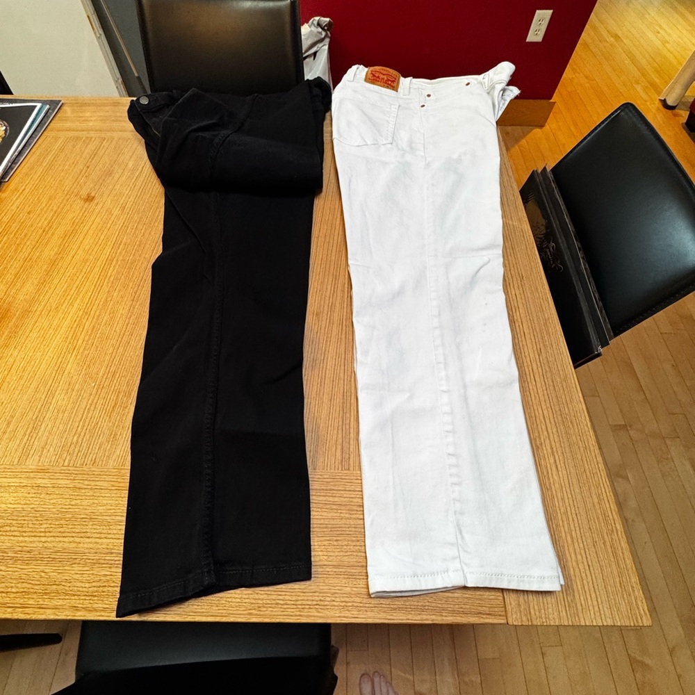 Levi's Black and White Men's Jeans